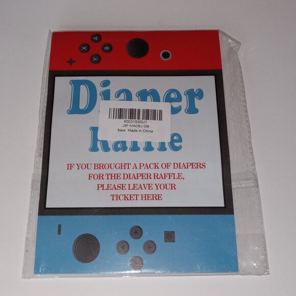 NEW Baby Shower Diaper Raffle Tickets for Game - Picture 3 of 7